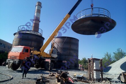 РВС-300 м3 для битума в Санкт-Петербурге - Опытный завод резервуаров и металлоконструкций